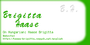 brigitta haase business card